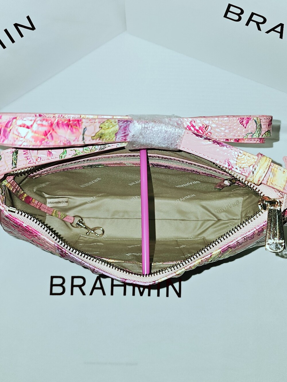 NWT Brahmin PERENNIAL Shayna w/Ady Wallet - Picture 8 of 15